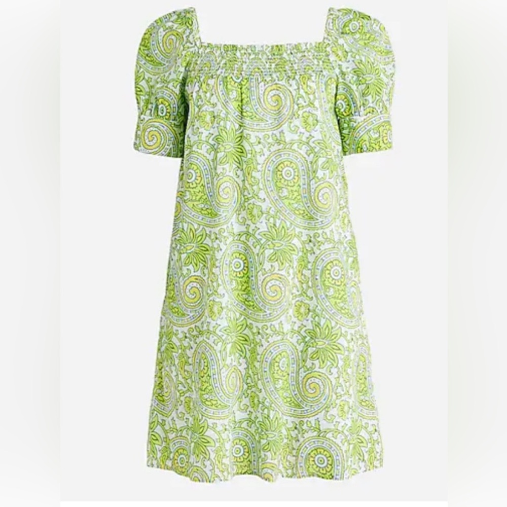 Jcrew X SZ Blockprints dress